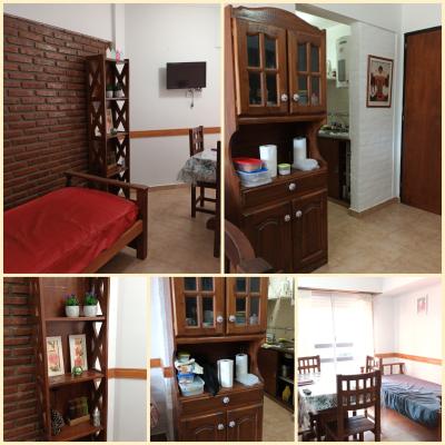Departamento en alquiler en Villa Gesell. 2 ambientes, 1 baño y capacidad de 1 a 4 personas. 