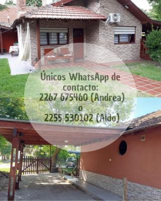 Casa en alquiler en Villa Gesell. 3 ambientes, 1 baño y capacidad de 5 a 6 personas. 